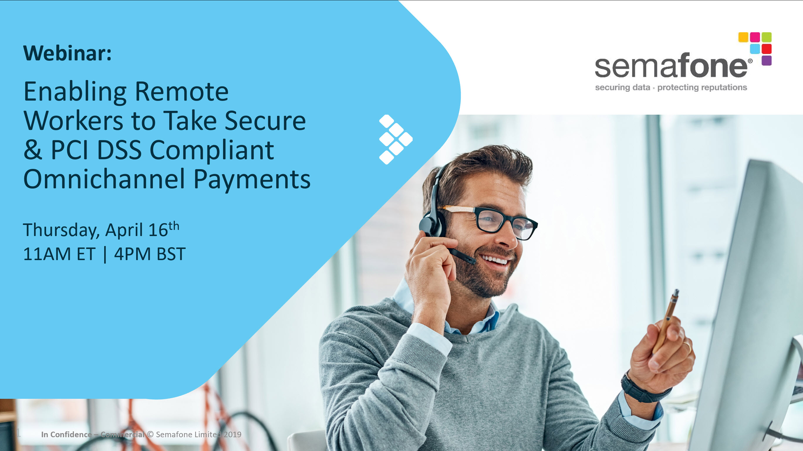 Webinar: Enabling Remote Workers to Take Secure & PCI DSS Compliant ...